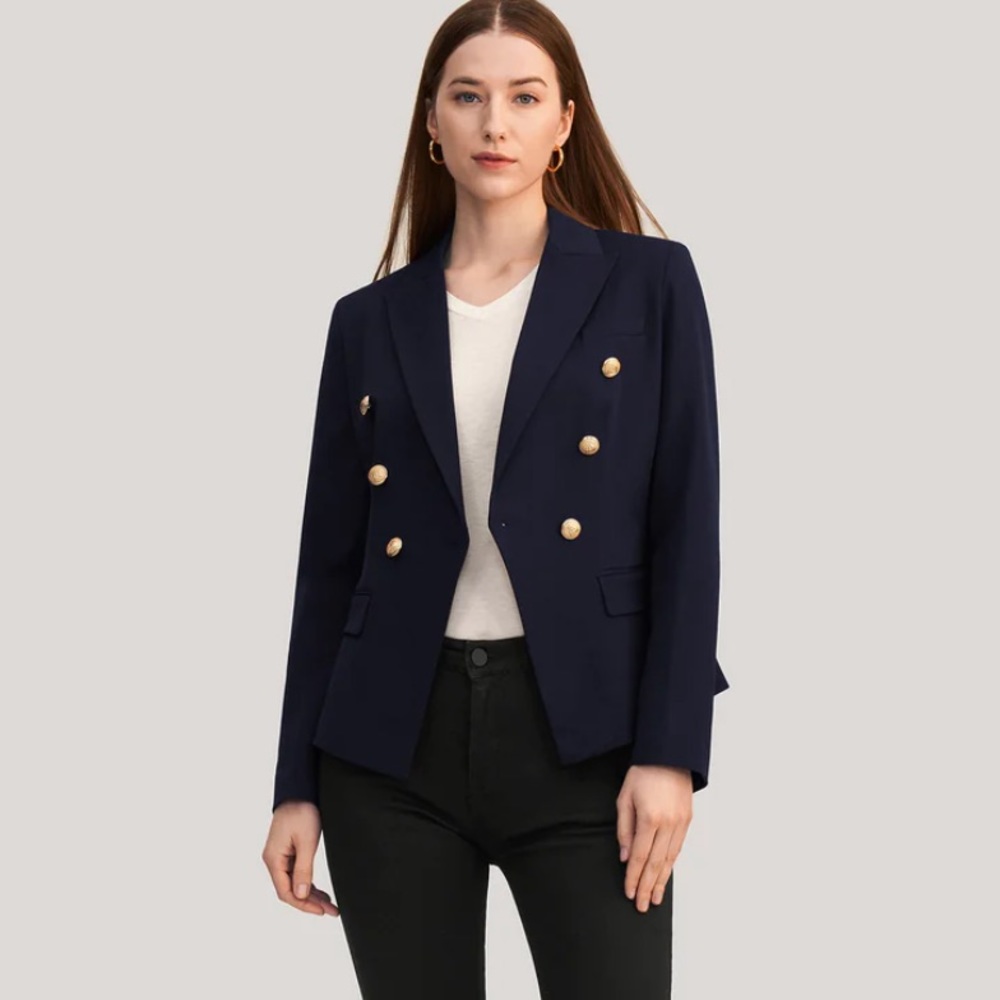 Lily Silk blazer Black size small US 4